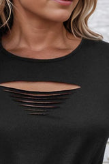 Twisted Tank mit Rundhalsausschnitt und Cut-out