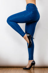 Jean skinny boutonné