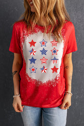 Star Stripe Graphic Short Sleeve Tee