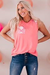 Débardeur ras du cou avec patch