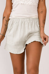 Short à poches et taille élastique