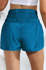 Short de sport respirant à smocks