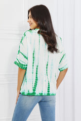 Haut tie-dye grande taille Sew In Love Beachy Keen