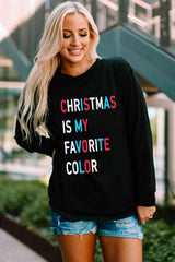 WEIHNACHTEN IST MEINE LIEBLINGSFARBE Grafik T-Shirt