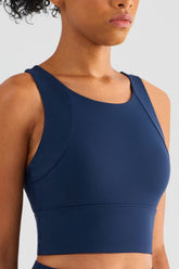 Sport-Tanktop mit Rundhalsausschnitt und Racerback