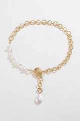 Collier en cuivre et perles d'eau douce