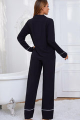 Graphic Contrast Shirt Pants Lounge Set