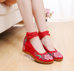 Women's Buckle Height Increasing Insole Bridal High