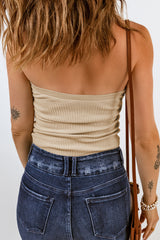 Bandeau en tricot torsadé sur le devant