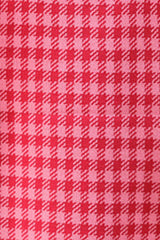 Ärmelloses Strickoberteil mit Rundhalsausschnitt und Karomuster