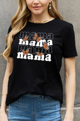 Simply Love MAMA Baumwoll-T-Shirt mit Schmetterlingsgrafik