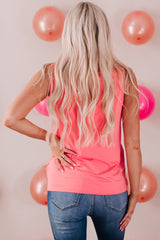 Débardeur ras du cou avec patch