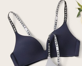 Bralette Brustumwickelter englischer Buchstabe Schultergurt Beauty Back Tube Top Kabelloser Sport-BH für Mädchen Unterwäsche-BH