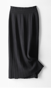 Knitted Skirt Mid-Length Pleated Skirt High Waist Hip Skirt Straight Skirt Skirt Skirt