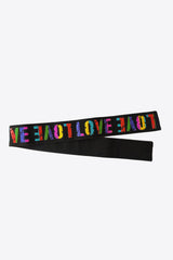 Lot de 5 élastiques pour perruques avec lettres