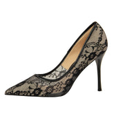 Escarpins à talons aiguilles hauts et fins pour femmes