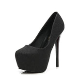 Versatile Women's Waterproof Platform Hidden Super