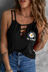 BE KIND Graphic Double-Strap Cami