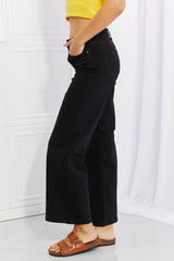 RISEN – Amanda – Jeans mit mittelhohem Bund und weitem Bein