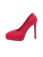 Women's High Suede Nightclub Waterproof Platform Stiletto