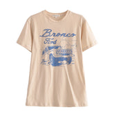 Early All-Match Car Printed T shirt Graphic