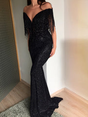 Robe moulante sans manches à col en V