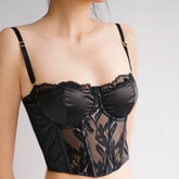 Unterwäsche Weicher Stahlring Kleine Brust Push-up Glänzende Spitze Rand Shaping BH