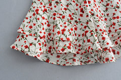 Streetable Elegant Printing Gallus Siamese Hosen Romper