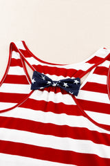Star Stripe Scoop Neck Tank