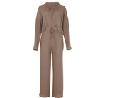 Long Sleeve Loose Hooded Casual Suit Plus Size