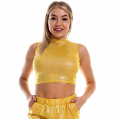 Vest Nightclub Ball Casual Sleeveless Short Shirt