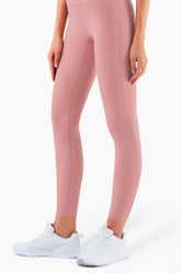 Nahtlose Yoga-Leggings mit hoher Taille und Knöchellänge