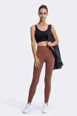 Leggings de yoga taille haute longueur cheville