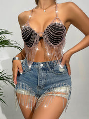 Supply Nightclub Exaggerated Flash Diamond Chest Chain