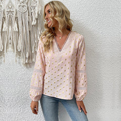 Long Sleeve Bronzing Shirt