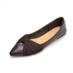 Women's Pointed Toe Pumps French Cloth Flat