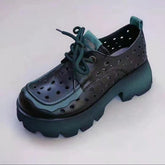 Escarpins pour femmes à semelle en caoutchouc, à bout profond et à talons carrés moyens