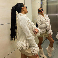 Street Long Sleeve Sweater Coat Top