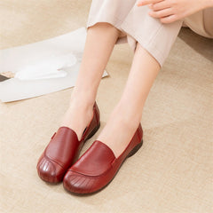 Ballerines plates rouges Leap Moon pour femmes