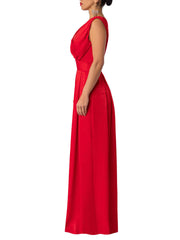 Elegant Slim High Waist Solid Color Jumpsuit