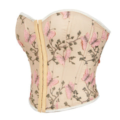 Haut tube à motif papillon imprimé, haut de soutien de la poitrine