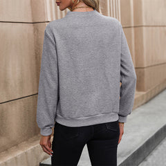 Solid Color Long Sleeve Sweater