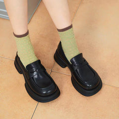 Comfortable Women's Thick Hot Preppy Mary