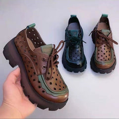 Women's Pumps Rubber Bottom Deep Mouth Middle Square Heels