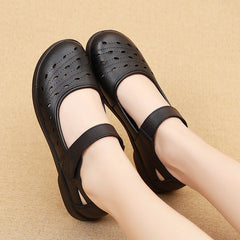 Soldes pour femmes, bout rond, semelle plate, souple