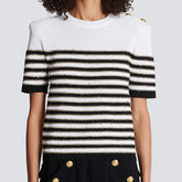 Knitted Short Sleeve Classic High Quality T shirt Top Sweater Quality