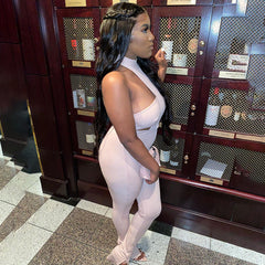 Ensemble une pièce asymétrique irrégulier sans manches, couleur unie, manches courtes, coupe droite, coupe courte, cache-cœur