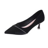 Trendy Glamorous Women's Pointed Soft Stiletto