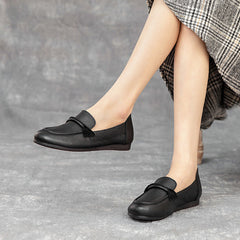 Women's Breathable Comfortable Slip-on Genuine Soft Bottom