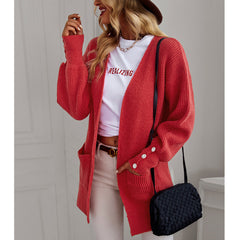 Sweater Coat Baidu Long Loose